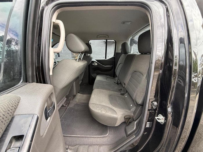 2012 Nissan Navara ST D40 Series 6 4x2 Midnight Black