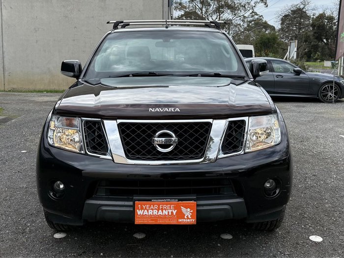 2012 Nissan Navara ST D40 Series 6 4x2 Midnight Black