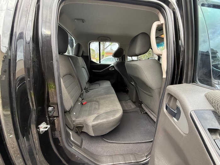 2012 Nissan Navara ST D40 Series 6 4x2 Midnight Black