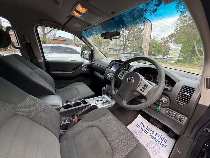 2012 Nissan Navara ST D40 Series 6 4x2 Midnight Black