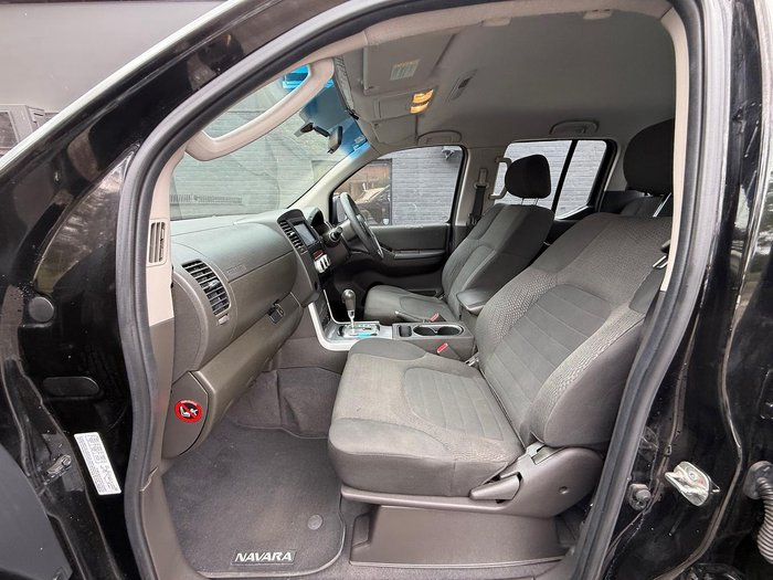 2012 Nissan Navara ST D40 Series 6 4x2 Midnight Black
