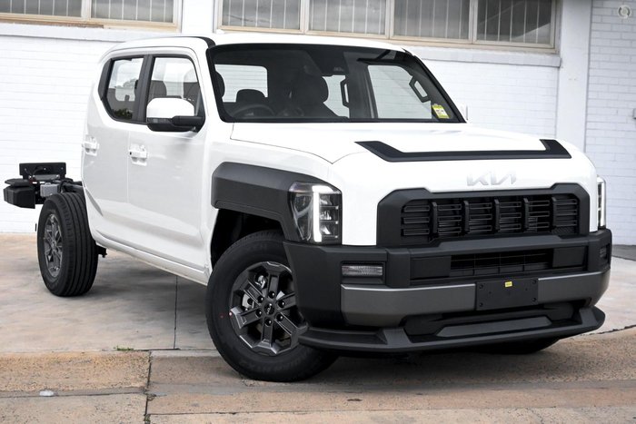 2025 Kia Tasman SX TK MY26 4X4 Dual Range Clear White