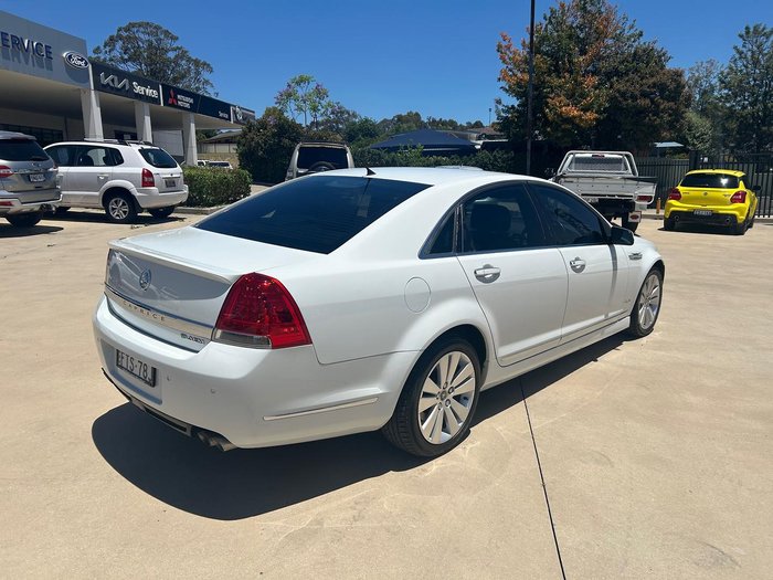 2009 Holden Caprice WM MY09.5 Heron White