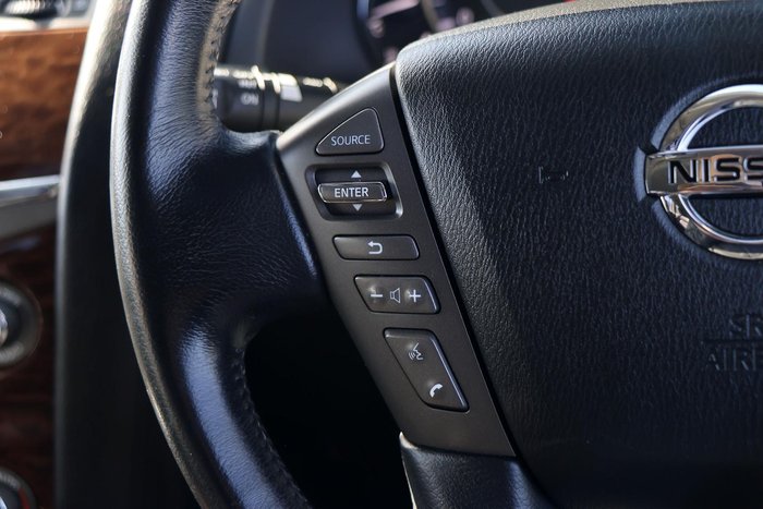 2019 Nissan Patrol Ti Y62 Series 4 4X4 Dual Range Black Obsidian