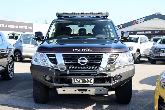 2019 Nissan Patrol Ti Y62 Series 4 4X4 Dual Range Black Obsidian