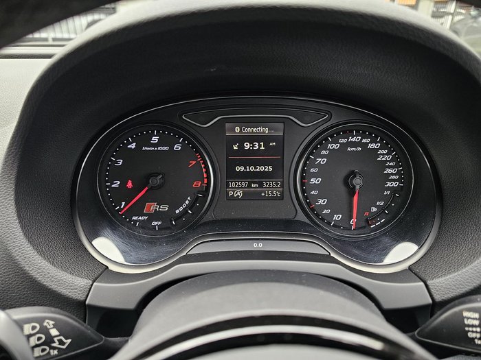 2016 Audi RS3 8V MY16 Four Wheel Drive Nardo Grey