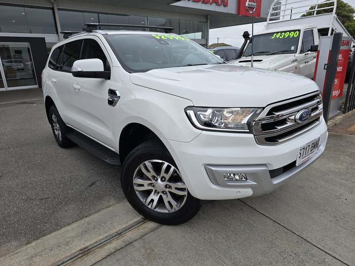 2016 Ford Everest Trend UA 4X4 Dual Range Cool White