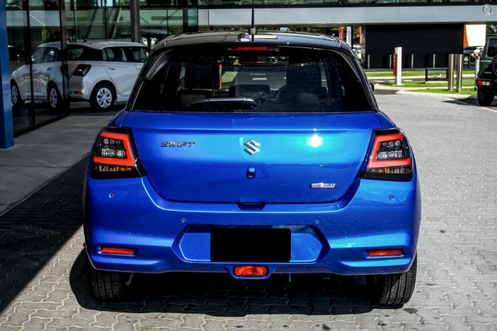2025 Suzuki Swift Hybrid Plus UZ Frontier Blue Pearl with Black Roof