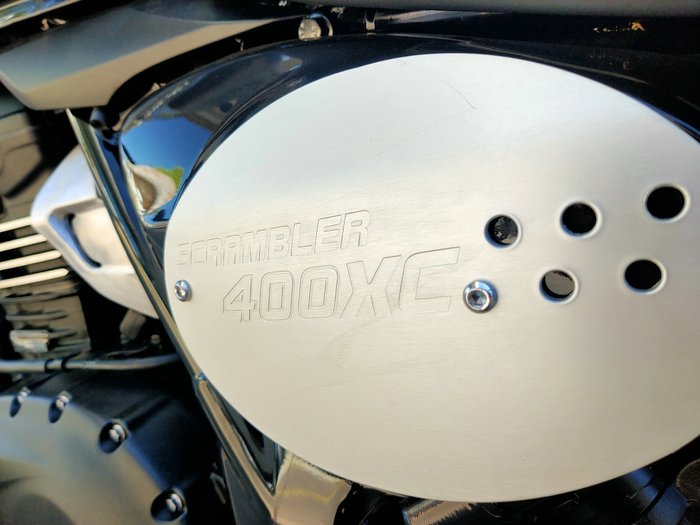 2026 TRIUMPH SCRAMBLER 400 XC DUAL PURPOSE STORM GREY