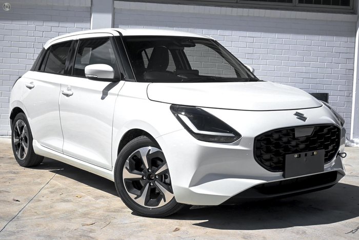 2025 Suzuki Swift Hybrid GLX UZ Pure White