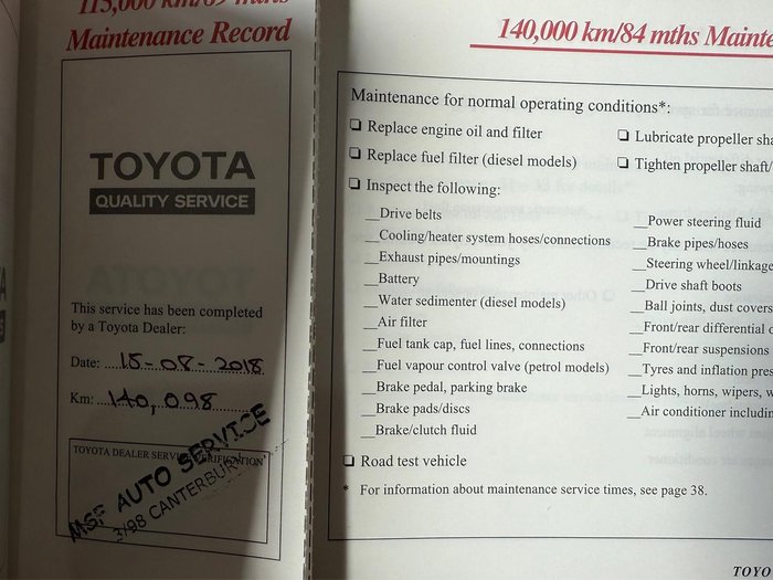 2001 Toyota Landcruiser Prado GXL VZJ95R 4X4 Green