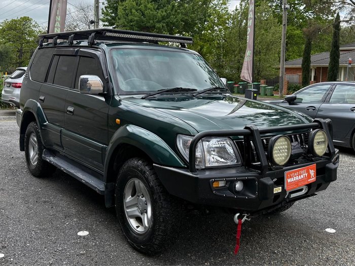 2001 Toyota Landcruiser Prado GXL VZJ95R 4X4 Green