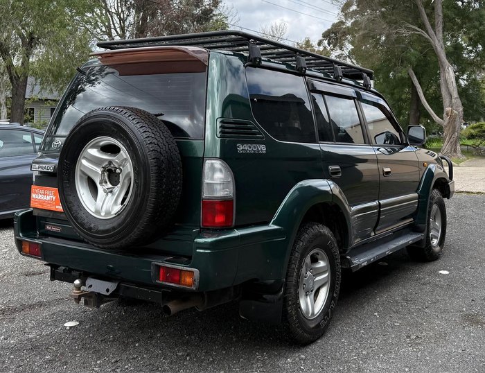 2001 Toyota Landcruiser Prado GXL VZJ95R 4X4 Green