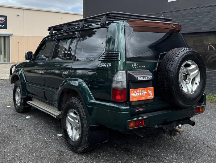 2001 Toyota Landcruiser Prado GXL VZJ95R 4X4 Green