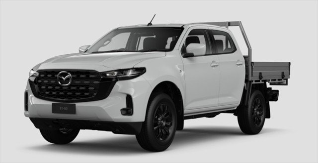2025 MAZDA BT-50 XT BT-50 H 6AUTO 3.0L DUAL CAB CHASSIS XT 4X4 Ice White