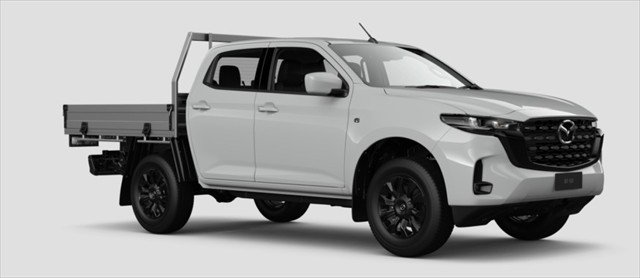 2025 MAZDA BT-50 XT BT-50 H 6AUTO 3.0L DUAL CAB CHASSIS XT 4X4 Ice White