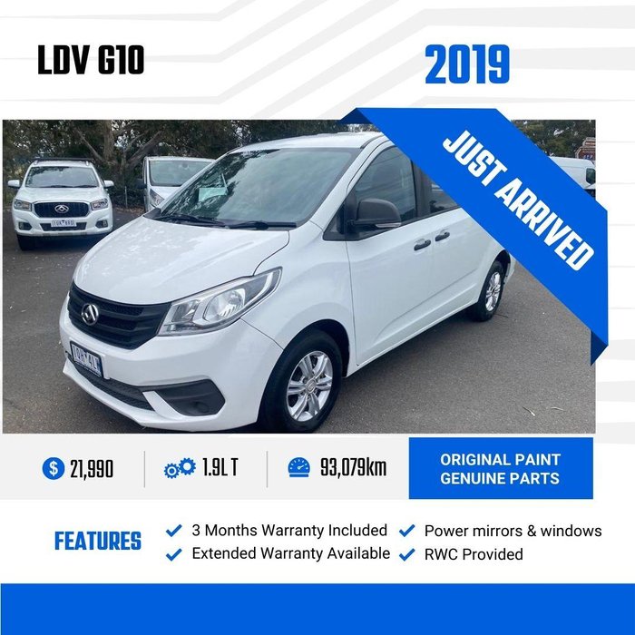 2019 LDV G10