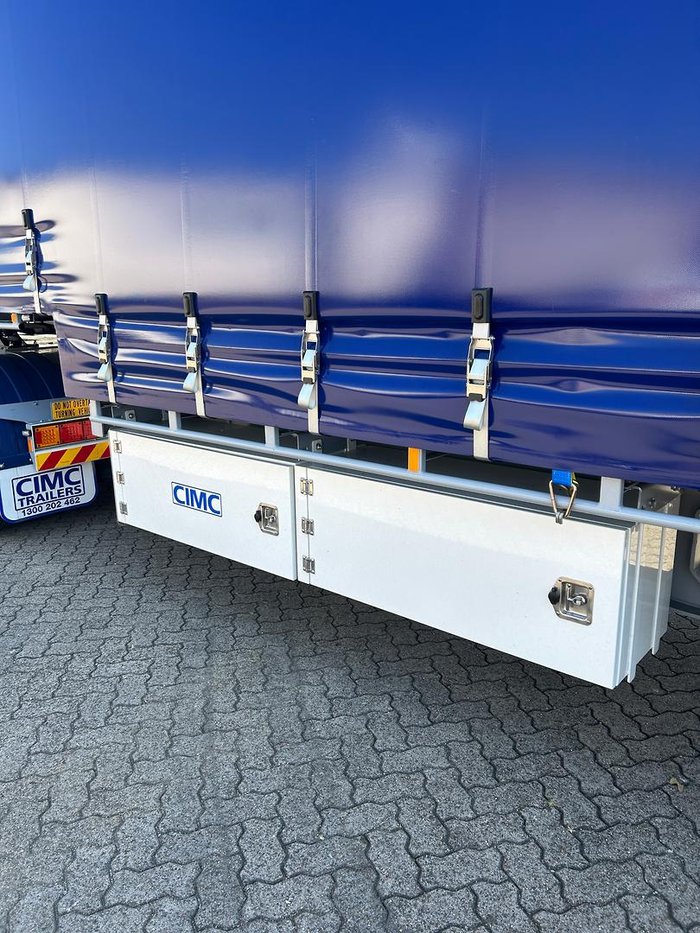 2025 CIMC 34 Pallet Drop Deck Mezz Curtainisder B Double, In Brisbane