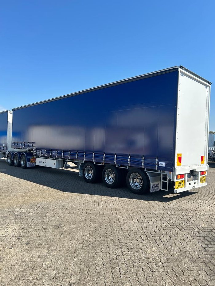 2025 CIMC 34 Pallet Drop Deck Mezz Curtainisder B Double, In Brisbane