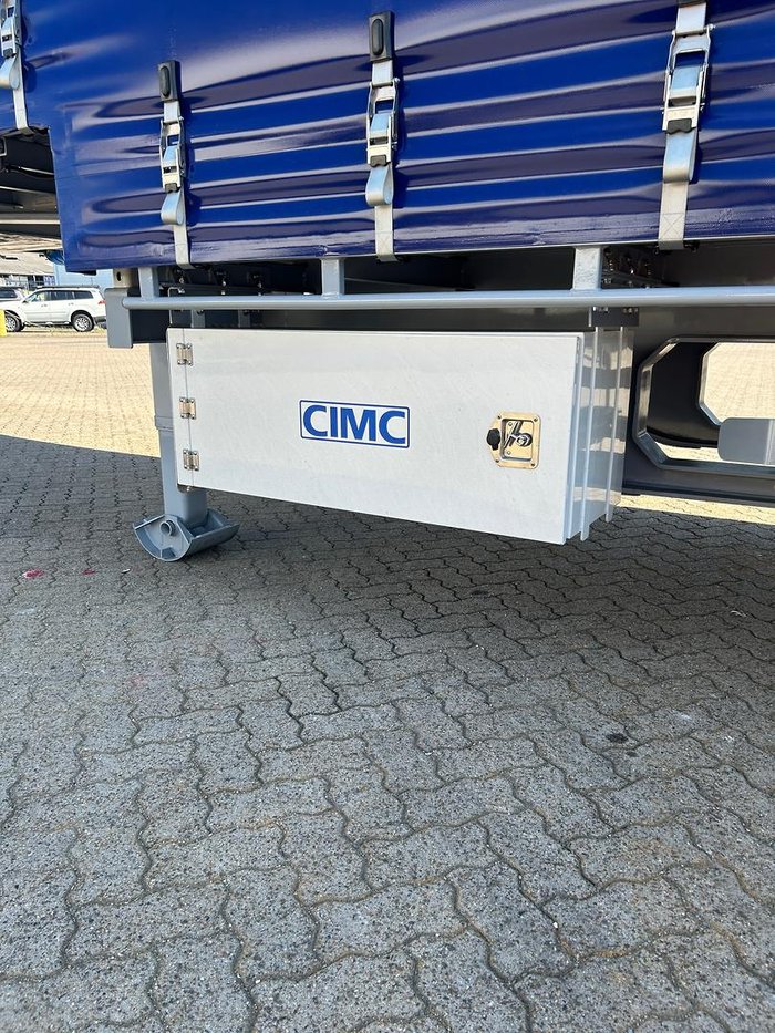 2025 CIMC 34 Pallet Drop Deck Mezz Curtainisder B Double, In Brisbane