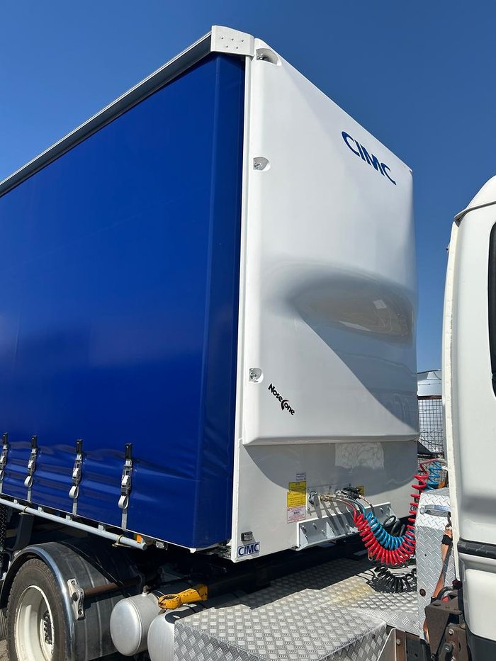 2025 CIMC 34 Pallet Drop Deck Mezz Curtainisder B Double, In Brisbane