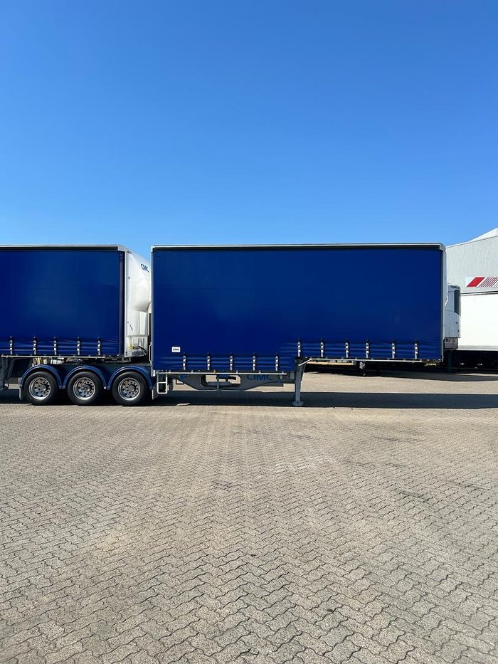 2025 CIMC 34 Pallet Drop Deck Mezz Curtainisder B Double, In Brisbane