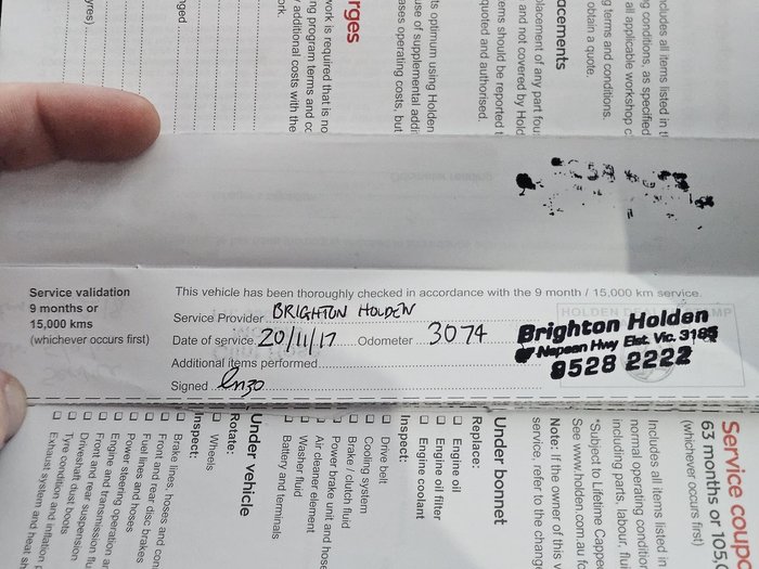 2016 Holden Astra RS