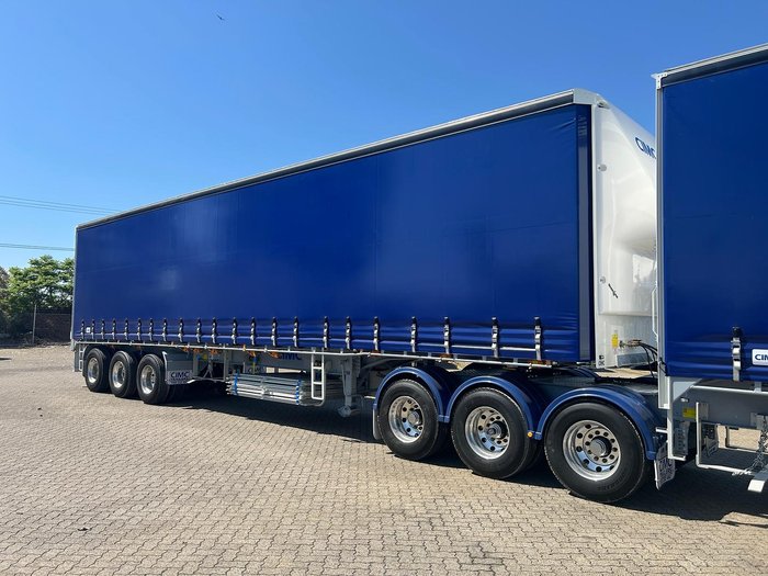 2025 CIMC 34 Pallet Flat Deck Curtainsider B Double, In Brisbane