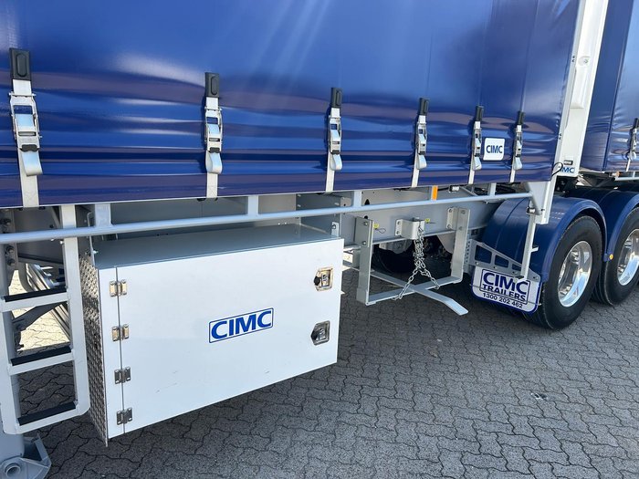 2025 CIMC 34 Pallet Flat Deck Curtainsider B Double, In Brisbane