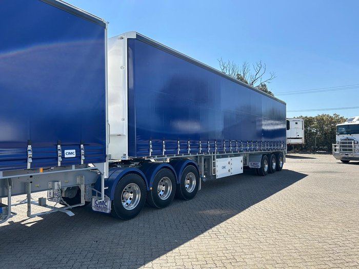 2025 CIMC 34 Pallet Flat Deck Curtainsider B Double, In Brisbane