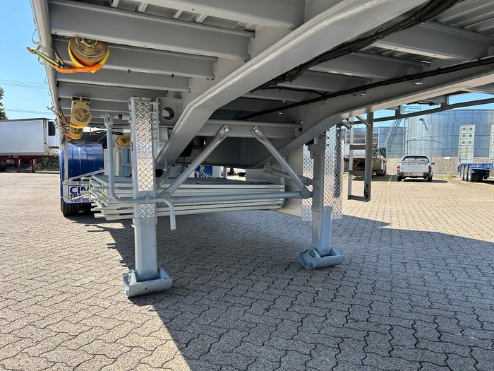 2025 CIMC 34 Pallet Flat Deck Curtainsider B Double, In Brisbane