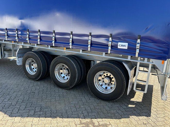 2025 CIMC 34 Pallet Flat Deck Curtainsider B Double, In Brisbane