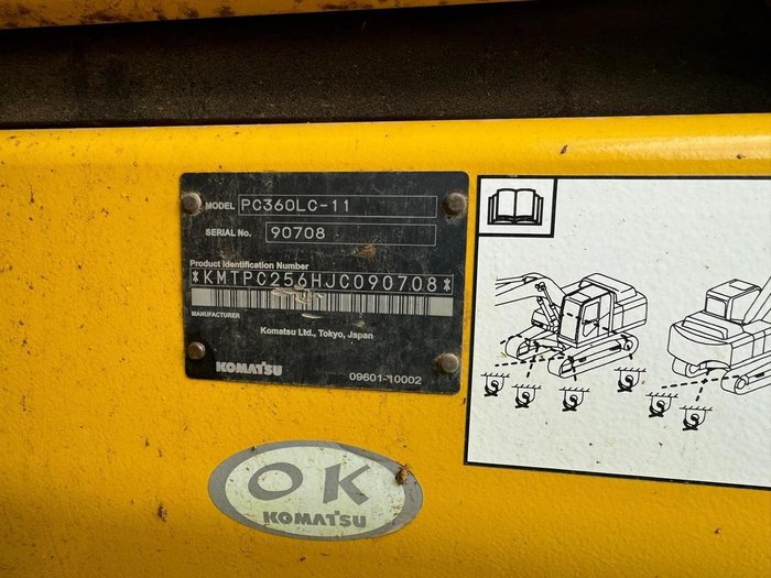 2018 Komatsu Pc360 Lc-11