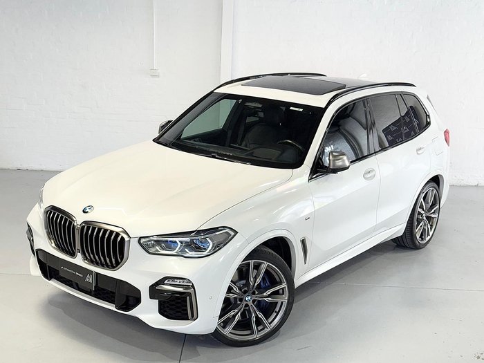 2019 BMW X5 M50d G05 4X4 Constant Mineral White