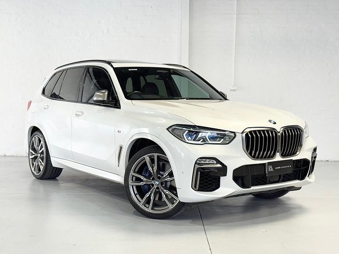 2019 BMW X5 M50d G05 4X4 Constant Mineral White