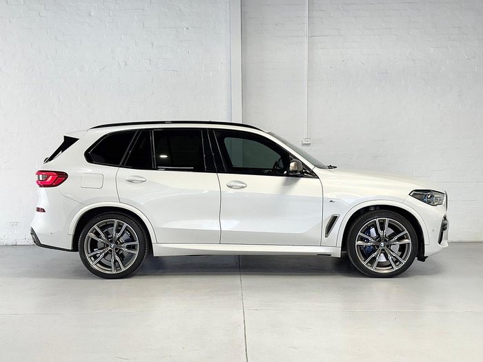 2019 BMW X5 M50d G05 4X4 Constant Mineral White