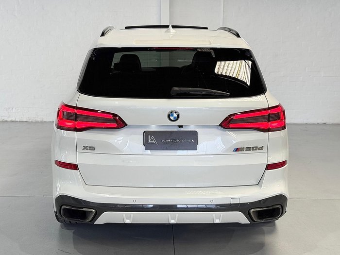 2019 BMW X5 M50d G05 4X4 Constant Mineral White