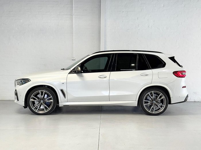 2019 BMW X5 M50d G05 4X4 Constant Mineral White