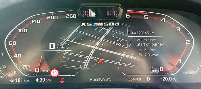 2019 BMW X5 M50d G05 4X4 Constant Mineral White