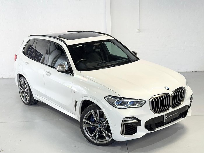 2019 BMW X5 M50d G05 4X4 Constant Mineral White