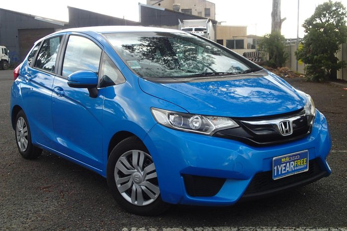 2014 Honda Jazz VTi GF MY15 Vivid Sky Blue