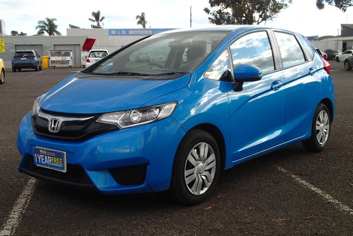 2014 Honda Jazz VTi GF MY15 Vivid Sky Blue