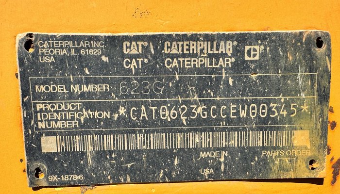 2003 Caterpillar 623G Scraper