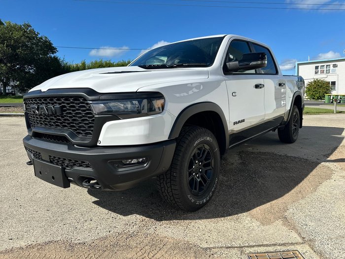 2025 RAM 1500 Rebel Hurricane SO DT MY25 4X4 Dual Range Bright White