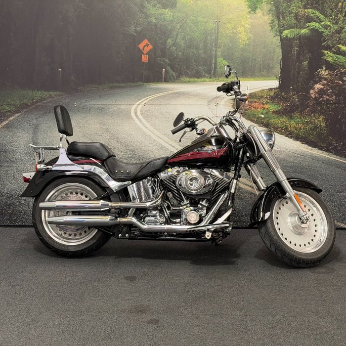 2006 HARLEY-DAVIDSON FLSTF FAT BOY Black