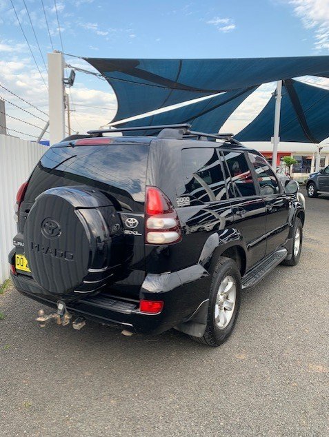 2008 Toyota Landcruiser Prado GXL KDJ120R 4X4 Constant BLACK