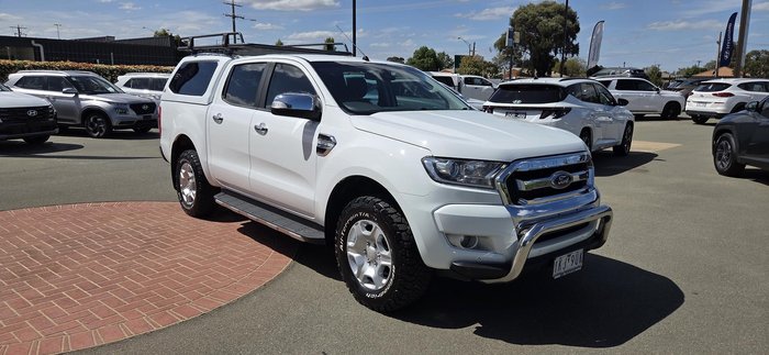 2017 Ford Ranger XLT PX MkII 4X4 Dual Range Frozen White