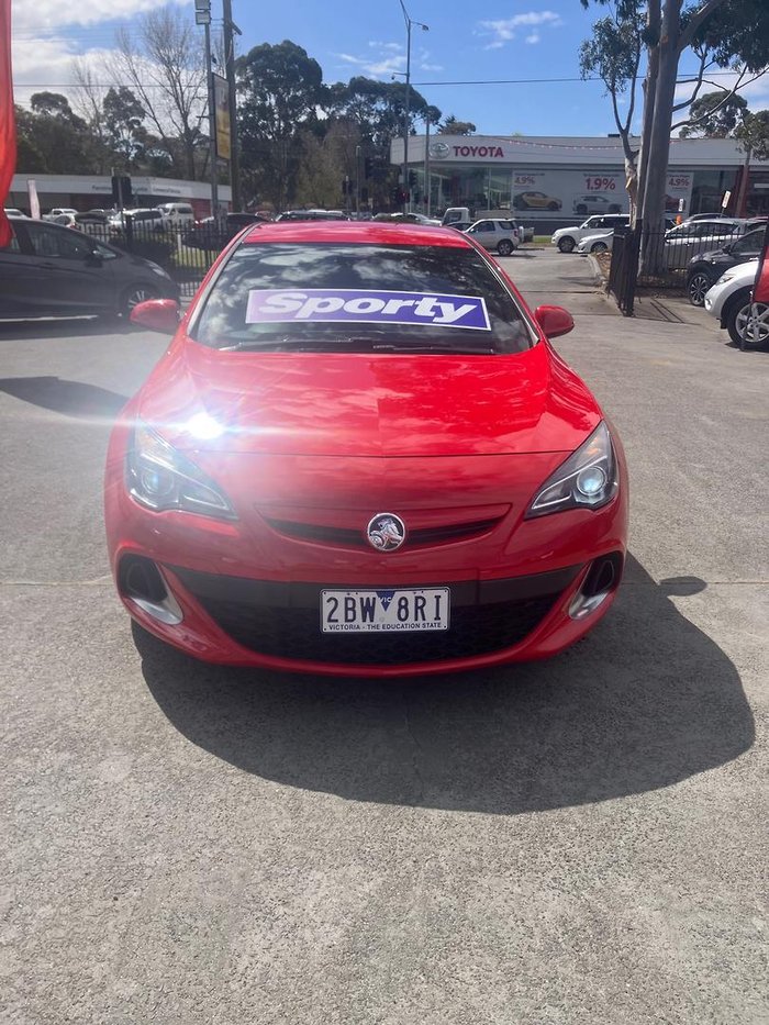 2016 Holden Astra VXR PJ MY17 Absolute Red