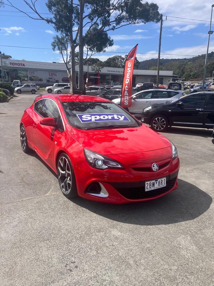 2016 Holden Astra VXR PJ MY17 Absolute Red