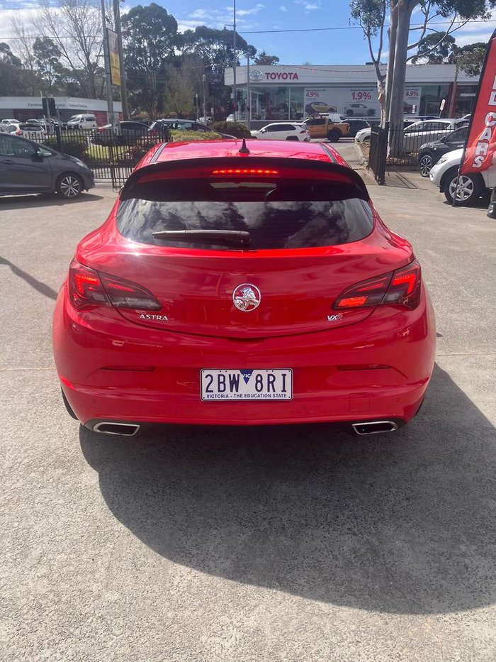 2016 Holden Astra VXR PJ MY17 Absolute Red